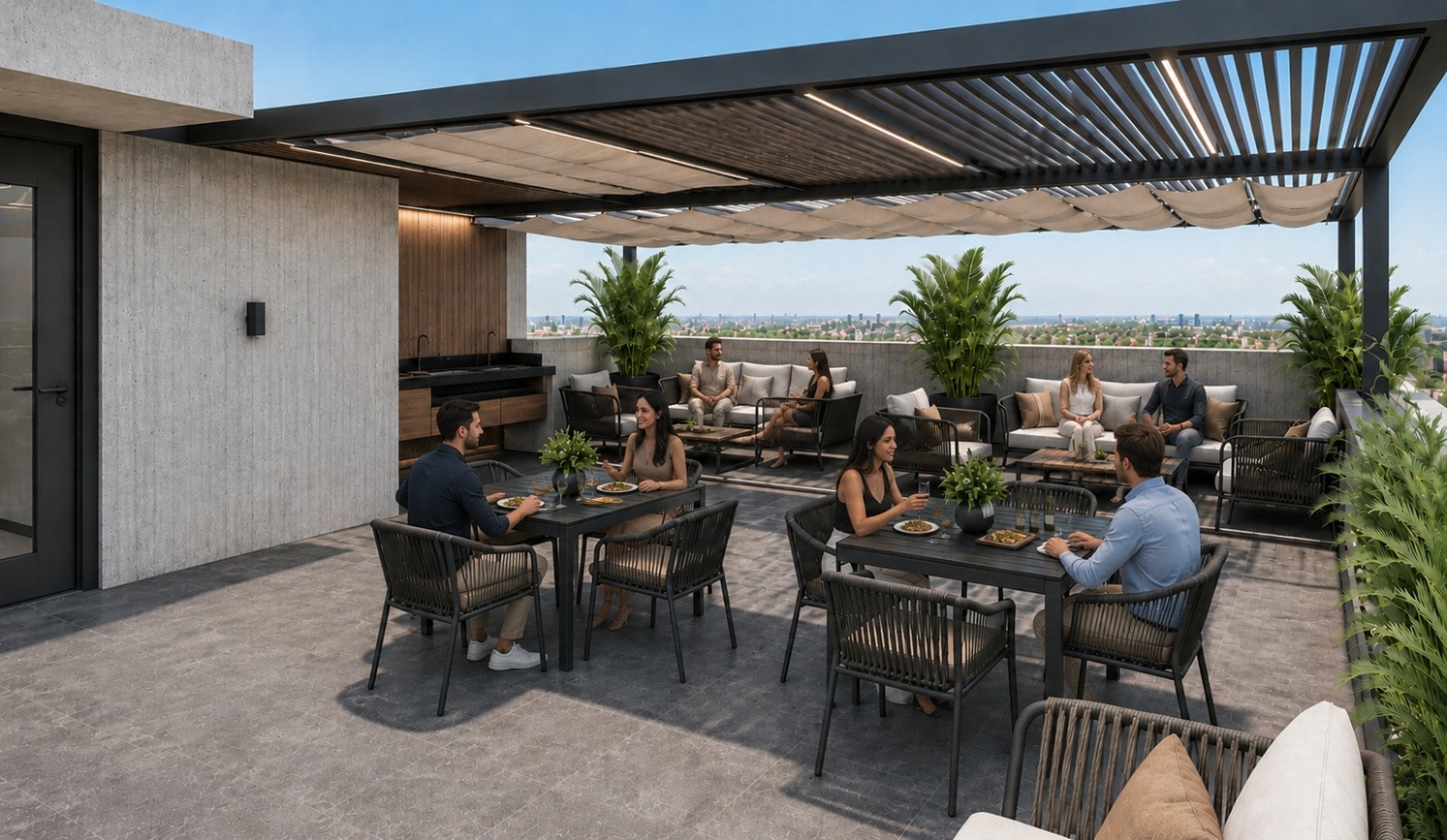 Roof Garden — Residencial Miravalle