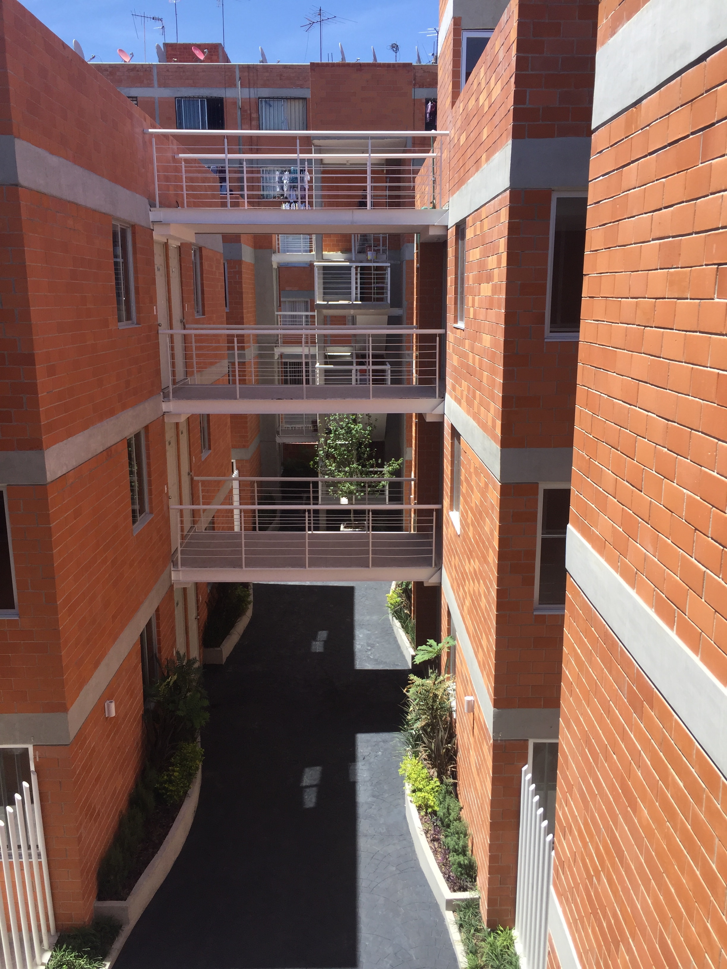 Pérgola y área común — Residencial MN Moctezuma