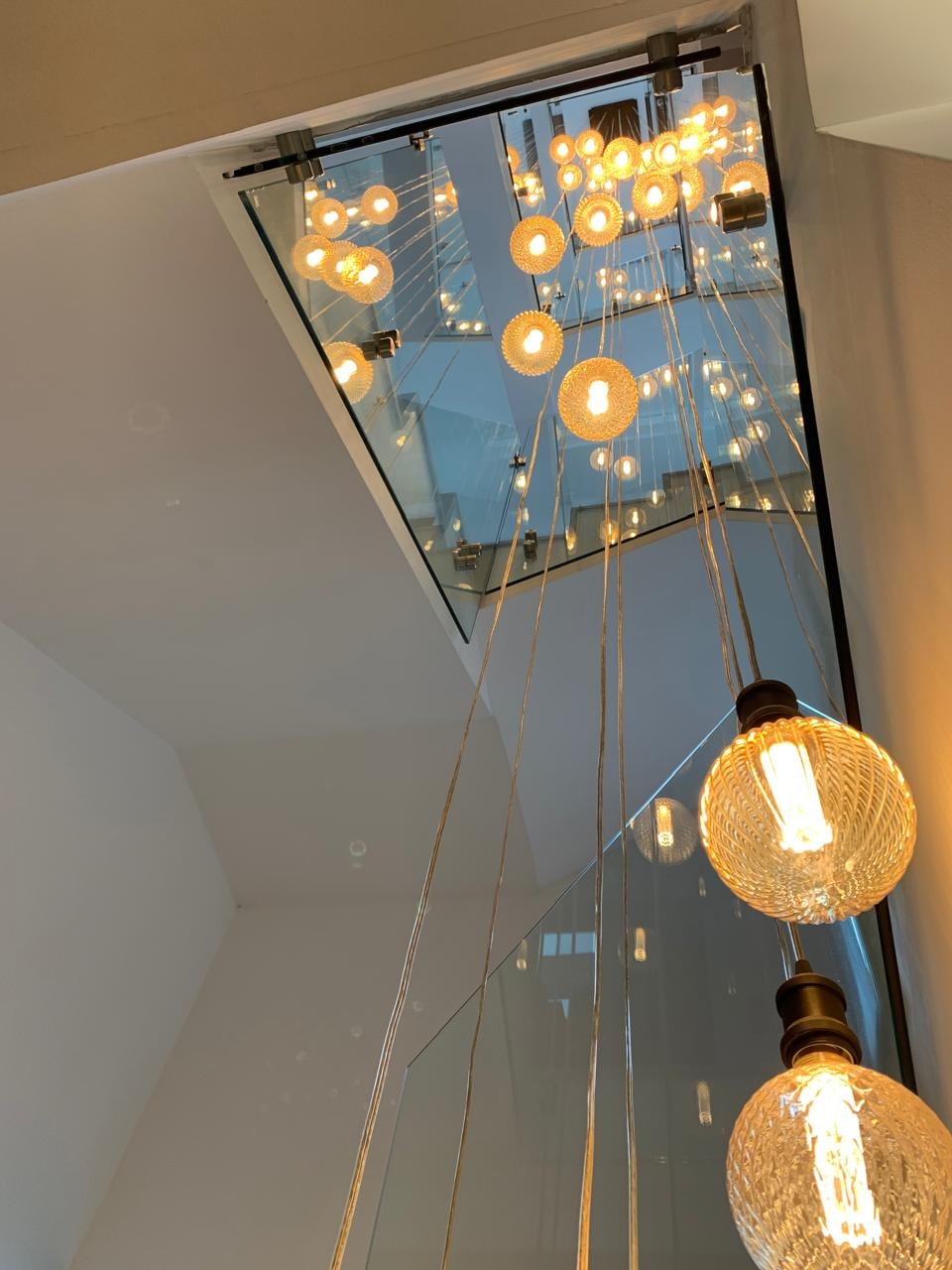 Detalle lámpara — Residencial PM112