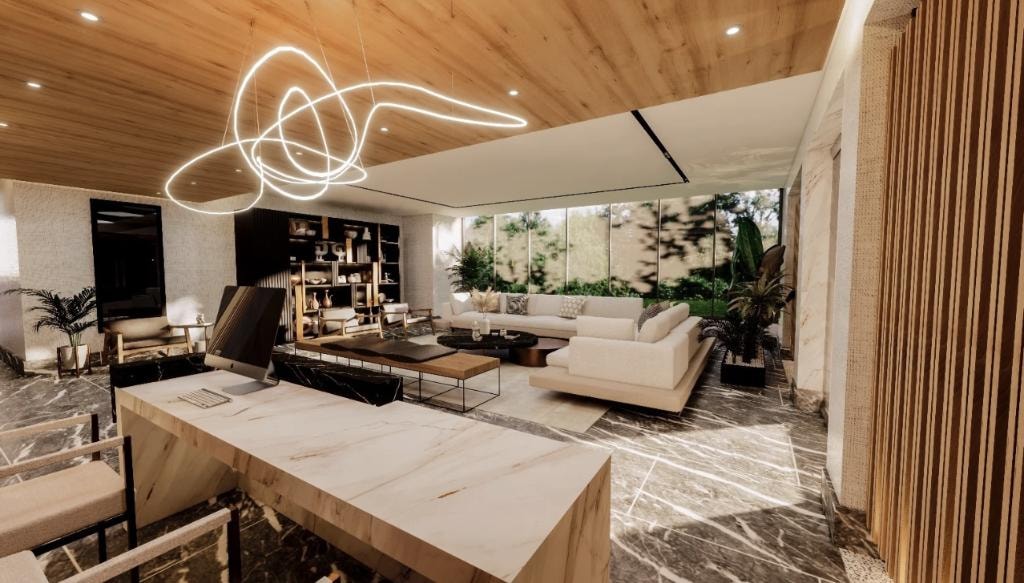 Render área común — Torres Platino